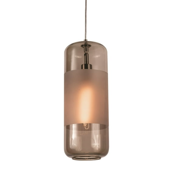 AFX Hermosa 1-light Satin Nickel 4000K LED Pendant Brown 120 V