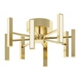 thumbnail image 1 of IDRC16LAJUDSB AFX Indra - 336W 7 LED Semi-Flush Mount In Contemporary Style-6.5 Inches Tall and 16 Inches Wide-Satin Brass Finish, 1 of 2