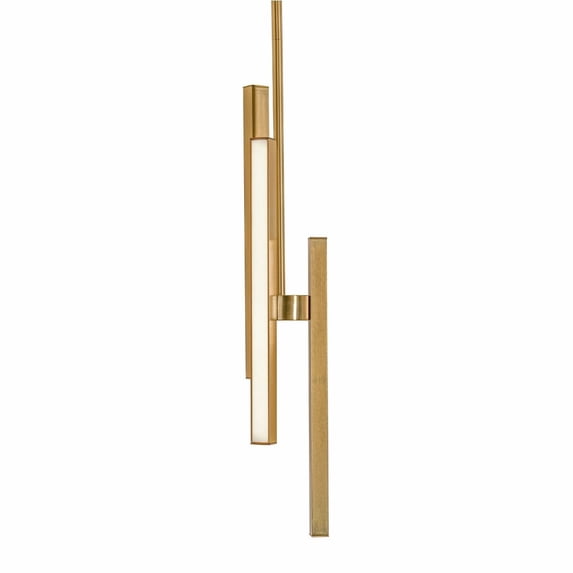 AFX Indra 4" LED Pendant Light Satin Brass