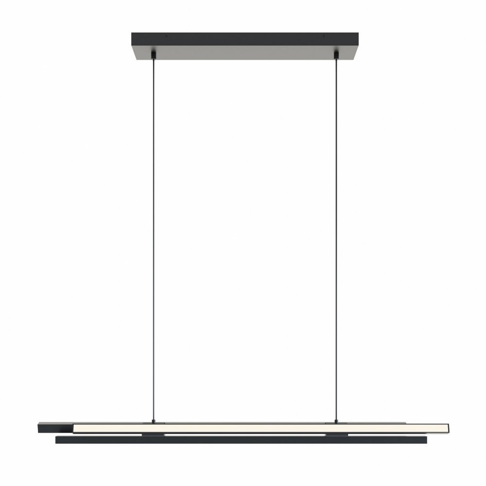 Indra Black LED Linear Pendant Light for Indoor/Outdoor