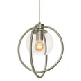 thumbnail image 1 of JAMP12MBSN AFX Jamie 1- Light Pendant in Contemporary-Modern-Transitional Style 12.5 Inches Tall and 12.3 Inches Wide-Satin Nickel Finish, 1 of 6