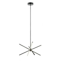 JAXP24L30D1BK AFX Jaxx - 4 Light Pendant-Black Finish