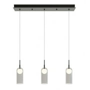 AFX Kiran 3 Light Linear Pendant - Medium Base 120V - Black