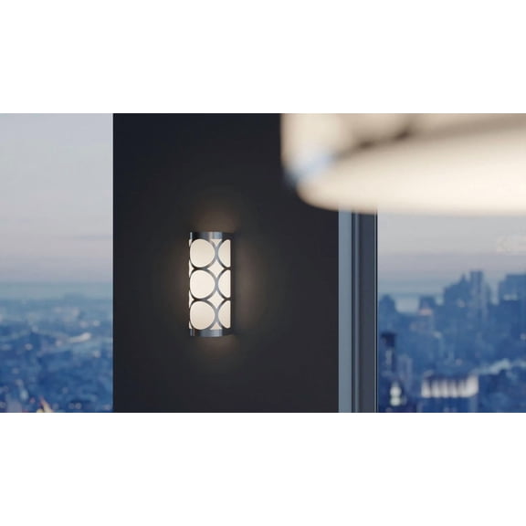 LAKS0513CBNP AFX Lake - 14W 2 LED Wall Sconce-12.25 Inches Tall and 4.82 Inches Wide-Painted Nickel Finish