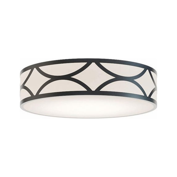 AFX - Lake - 3 Light Flush Mount In Contemporary Style-4 Inches Tall and 16