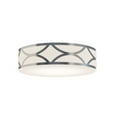 thumbnail image 1 of LAKF24MBNP AFX Lake - 3 Light Flush Mount In Contemporary Style-6 Inches Tall and 24 Inches Wide-Painted Nickel Finish, 1 of 3