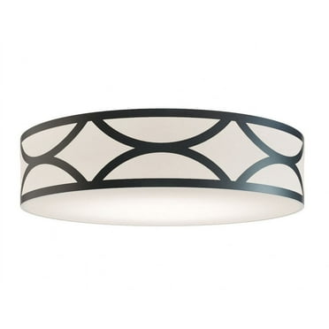 AFX - Lake - 4 Light Flush Mount In Contemporary Style-7 Inches Tall and 30