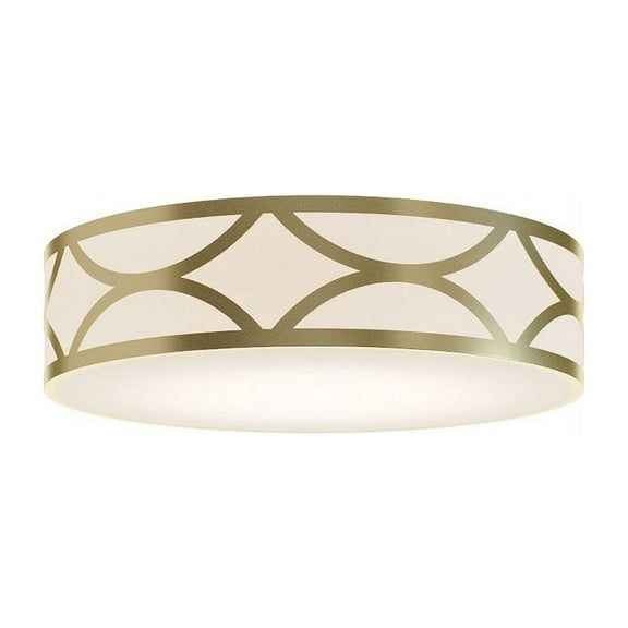 AFX - Lake - 42W 1 LED Flush Mount In Contemporary Style-5 Inches Tall and 20