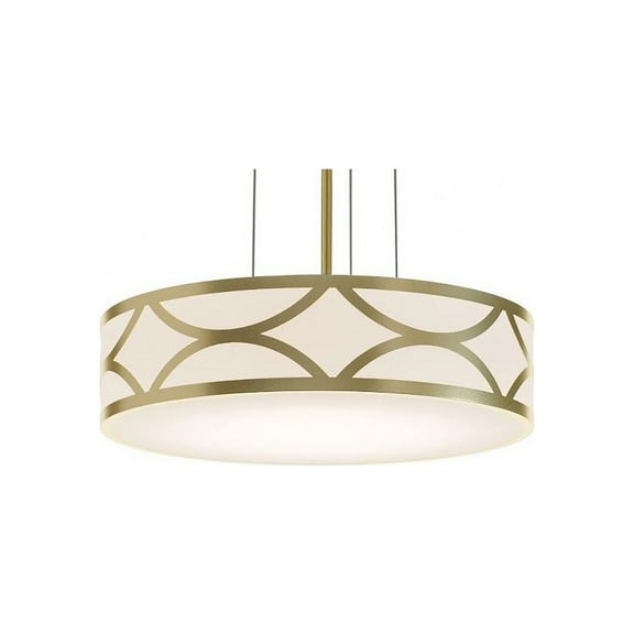 LAKP16LAJUDGD AFX Lake - 30W 1 LED Pendant In Contemporary Style-4 Inches Tall and 16 Inches Wide-Gold Finish