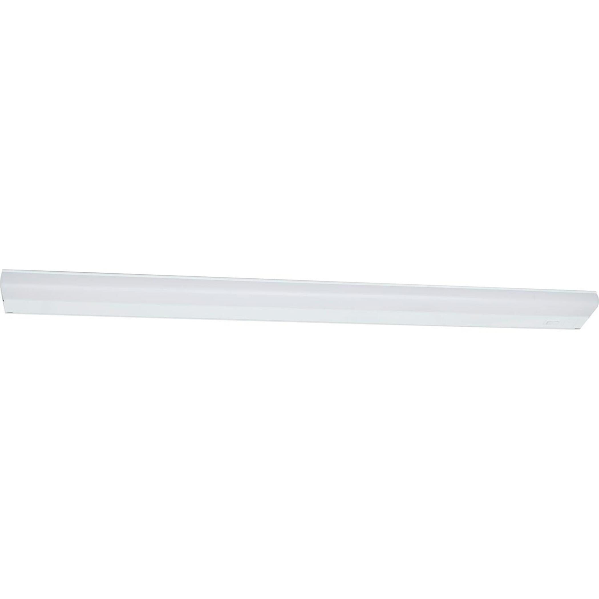 White 42-Inch LED Under Cabinet Light Bar with Acrylic Shade