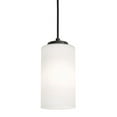 thumbnail image 1 of LEOP04MBBK AFX Leo 1- Light Pendant in Contemporary-Modern-Transitional Style 6.5 Inches Tall and 4 Inches Wide-Black Finish    -Traditional, 1 of 2