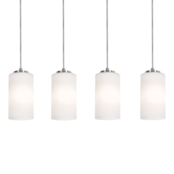 AFX Leo 4 Light Linear Pendant Satin Nickel Satin Nickel