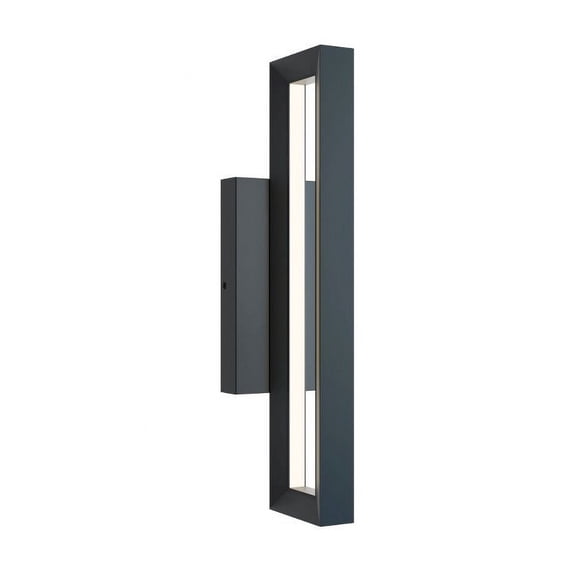 AFX Liam LED Outdoor Sconce Black, White - 18"