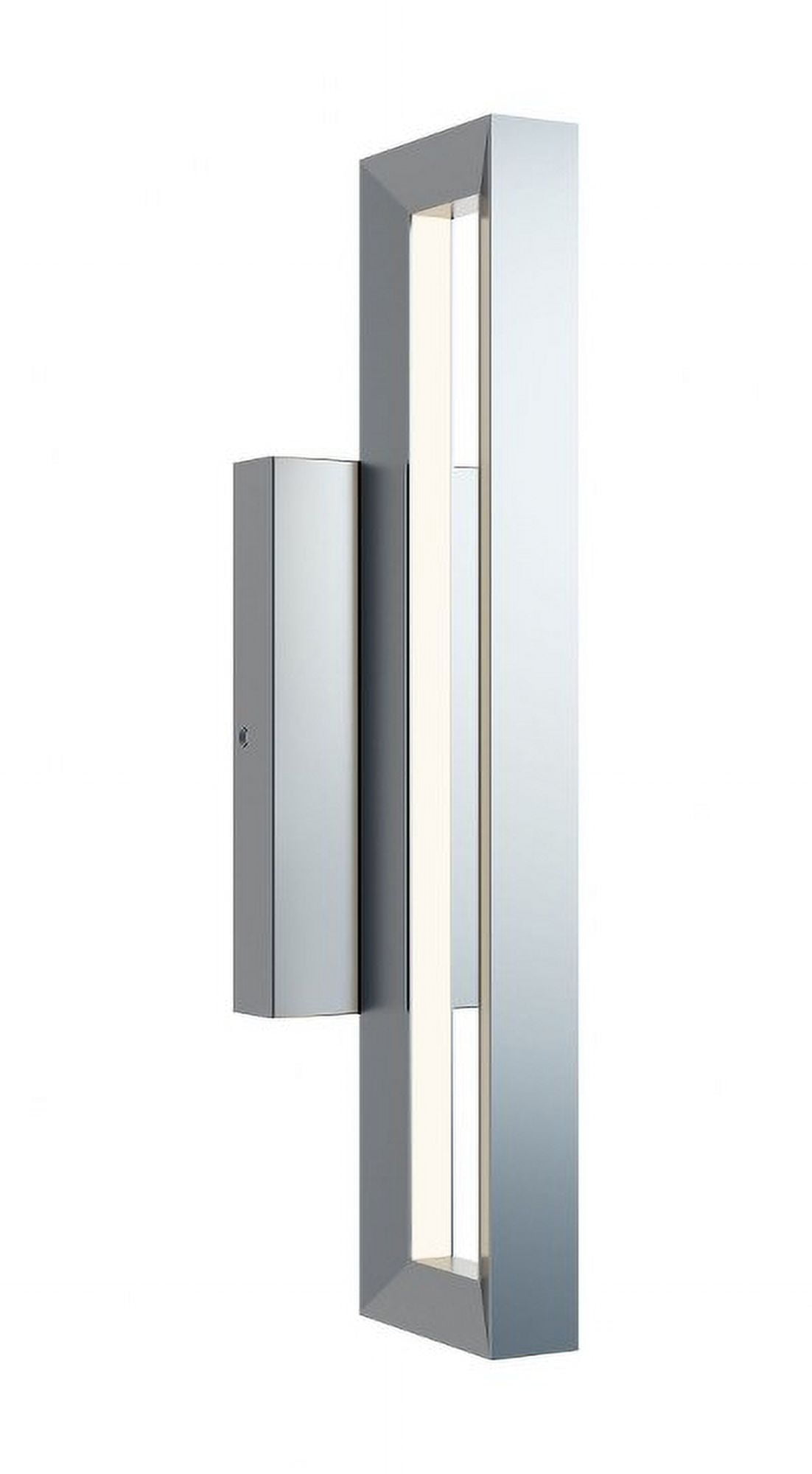 Liam 18" Painted Nickel LED Outdoor Wall Sconce