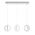 thumbnail image 1 of AFX  Lock 3 Light Linear Pendant - Medium Base 120V Satin Nickel, 1 of 5
