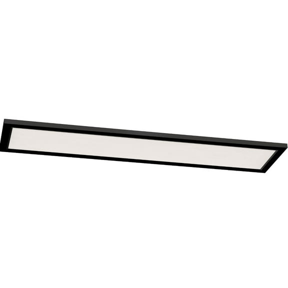 LGNL4812LAJD4BK AFX Lugano - 40W 1 LED Flush Mount In Modern Style-1 Inches Tall and 12 Inches Wide-Black Finish