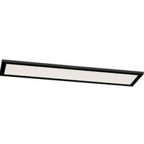 LGNL4812LAJD4BK AFX Lugano - 40W 1 LED Flush Mount In Modern Style-1 Inches Tall and 12 Inches Wide-Black Finish