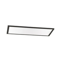 AFX  Lugano LED Linear Flush Mount Black, Frosted