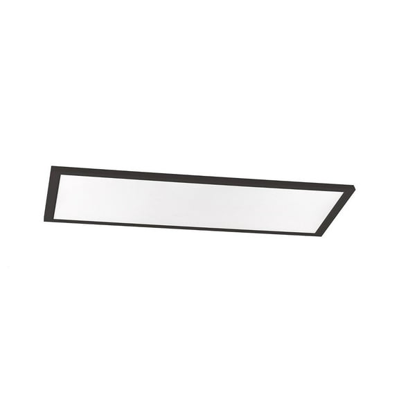 AFX  Lugano LED Linear Flush Mount Black, Frosted