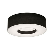 AFX  Montclair 12'' Flush Mount Black