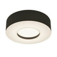 thumbnail image 1 of AFX Montclair 12-inch Black LED Flush Mount, Black Shade, 1 of 4