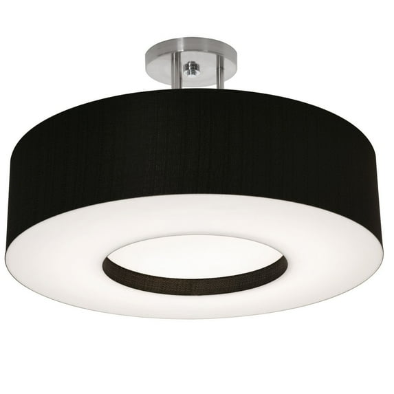 AFX Montclair 19'' Semi-Flush Black
