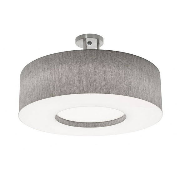 AFX  Montclair 24'' Medium Base Flush Mount Grey