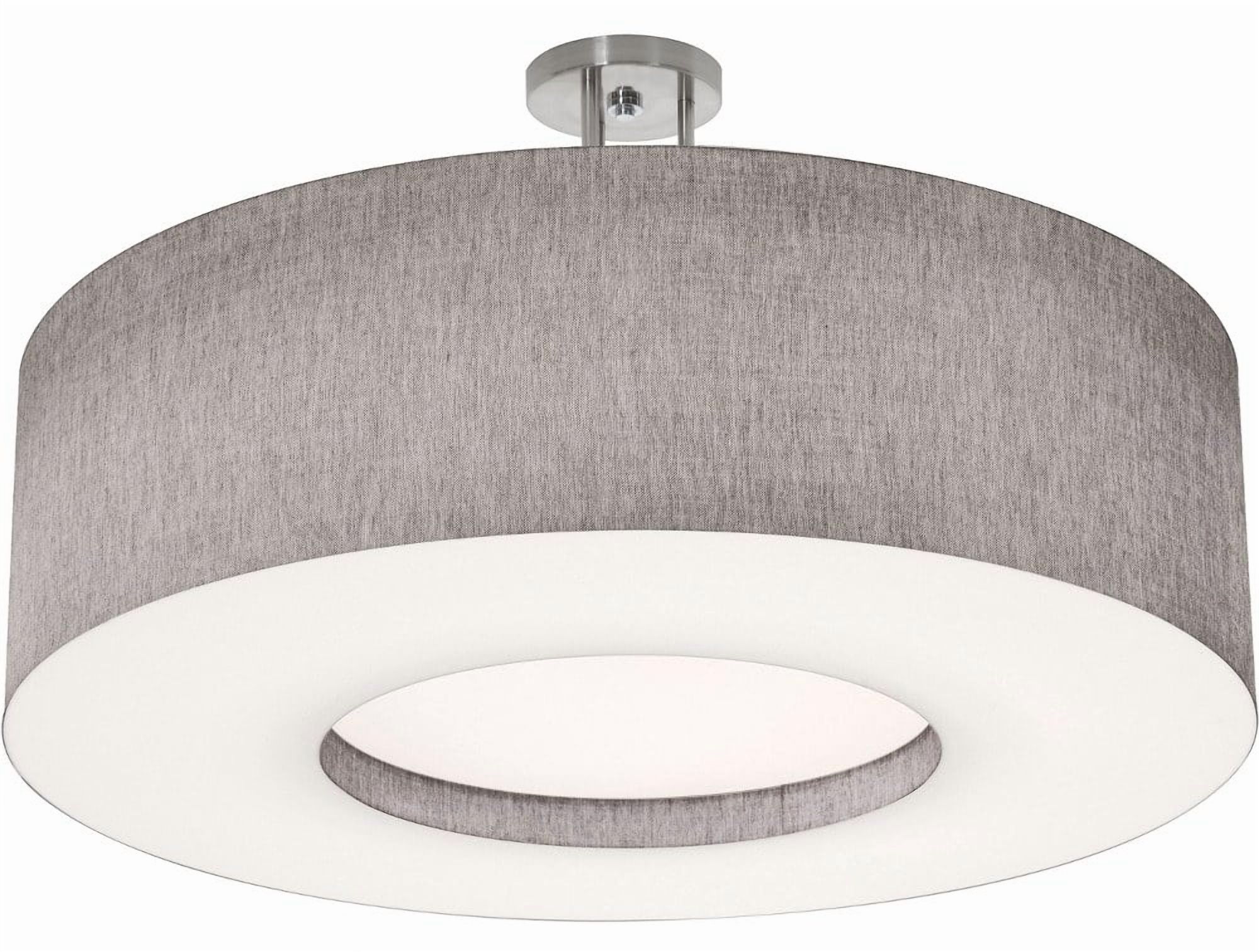 MCF3044L5AJUD-GYSF AFX Montclair - Drum Semi-Flush Mount In Modern ...