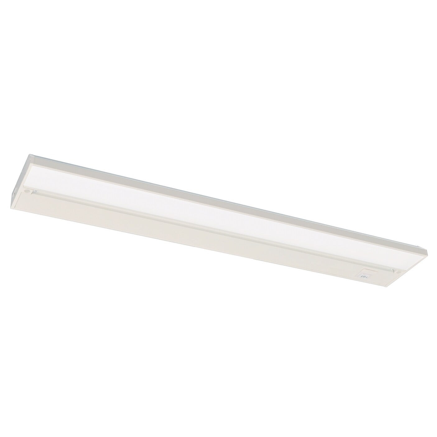 Large White Aluminum LED Undercabinet Light with Polycarbonate Diffuser