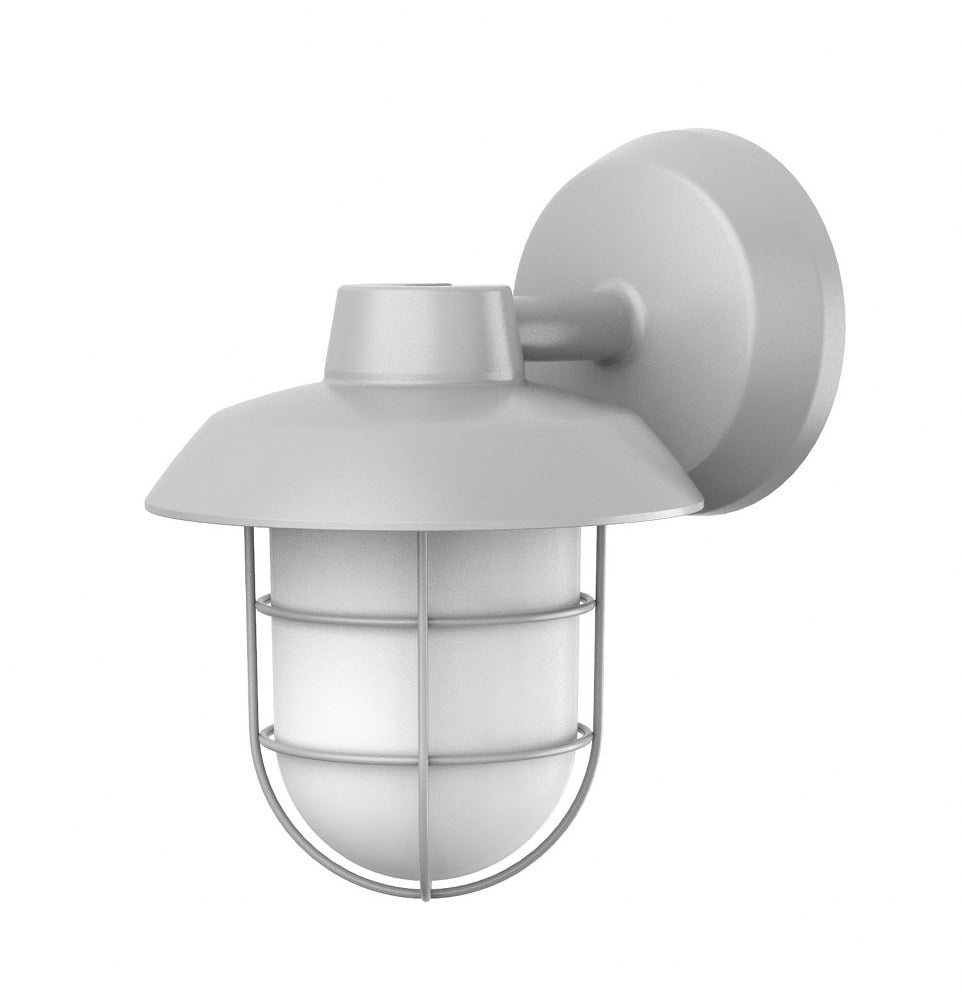 Odell 9" White Aluminum Outdoor LED Wall Sconce