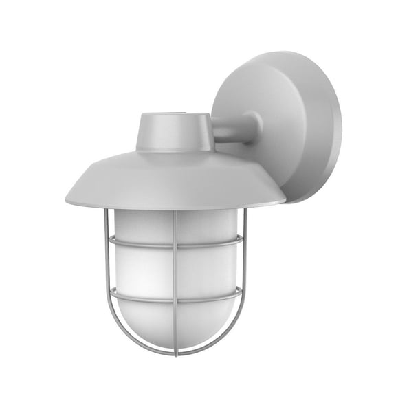 ODEW0709LAJENTG AFX Odell - 12W 1 LED Outdoor Wall Sconce-9.3 Inches Tall and 6.75 Inches Wide-Textured Grey Finish