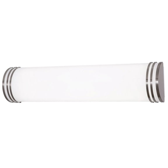 PLMV2406LAJUDSN AFX Palmer - 25W 1 LED Bath Vanity In Modern Style-5.5 Inches Tall and 3.5 Inches Wide-Satin Nickel Finish-25 Watt