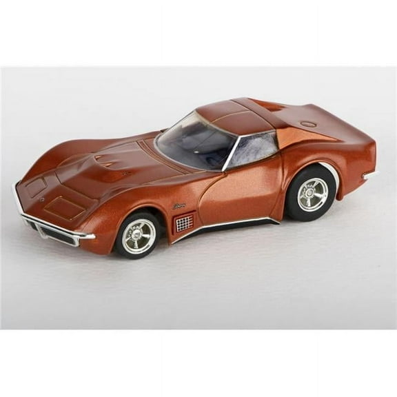 AFX/Racemasters 1971 Corvette 454 Orange Metallic AFX22047 HO Slot Racing Cars
