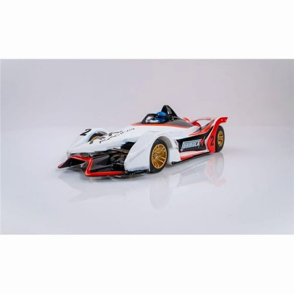 AFX Racing AFX22015 Racemasters Mega G Plus Formula N HO Scale Slot Racing Cars, Black, Red & White