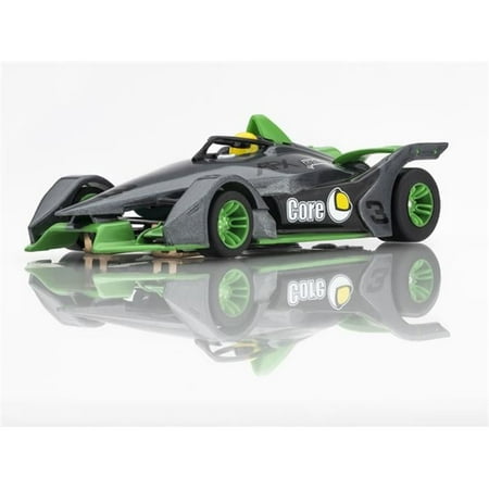 AFX Racing AFX22064 No. 3 Formula N HO Scale Slot Car, Silver & Green