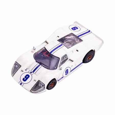 AFX Racing AFX22078 No 9 GT40 Mark IV Slot Car, White