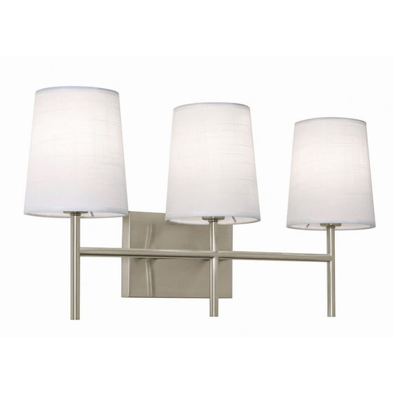 ROSV2211CBSN AFX Rose - 3 Light Bath Vanity In Contemporary Style-11 Inches Tall and 22 Inches Wide-Satin Nickel Finish