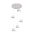 thumbnail image 1 of RXYP08WHRND5 AFX Roxy - 5 Light Quintuple Pendant In Modern Style-6.25 Inches Tall and 24 Inches Wide-White Finish, 1 of 2