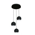 thumbnail image 1 of RXYP08BKRND3 AFX Roxy - 3 Light Triple Pendant In Modern Style-6.25 Inches Tall and 18 Inches Wide-Black Finish, 1 of 2