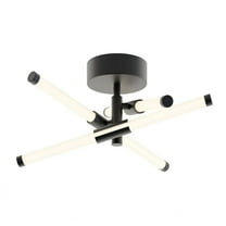 AFX  Rusnak 16'' LED Semi-Flush Mount Black