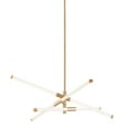 thumbnail image 1 of AFX  Rusnak 30" LED Pendant Light Satin Brass, 1 of 7