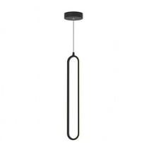 AFX  Sienna 24'' 1-Light LED Pendant Black