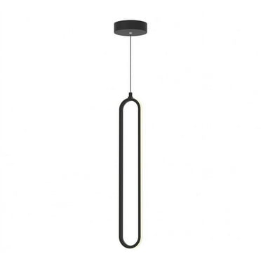 AFX  Sienna 24'' 1-Light LED Pendant Black