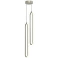 thumbnail image 1 of AFX  Sienna 24'' 2-Light LED Pendant Painted Nickel, 1 of 4
