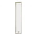 thumbnail image 1 of AFX Sinclair 18-inch Satin Nickel LED Wall Sconce, White Shade, 1 of 2