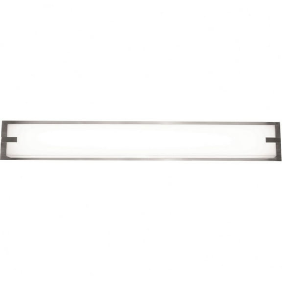 AFX Sinclair 50-inch Satin Nickel LED Vanity, White Shade