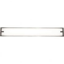 AFX Sinclair 50-inch Satin Nickel LED Vanity, White Shade