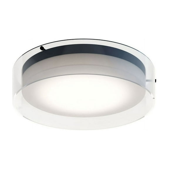 AFX Studio 12'' LED Ceiling Flush Mount 16-Inch - Black