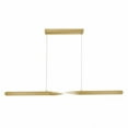 thumbnail image 1 of AFX  Twist 48" LED Pendant Light Satin Brass, 1 of 2