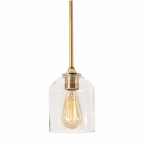 AFX  William 6" Pendant Light Satin Brass